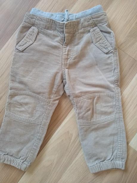 Menčestrové nohavice, zara,86