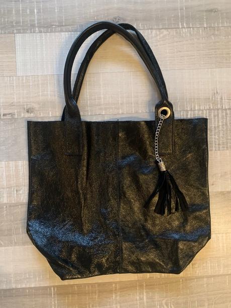 Kožená kabelka - nová,