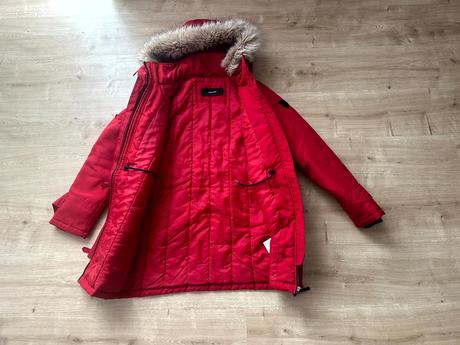 Červená zimná bunda značky vero moda, vero moda,s