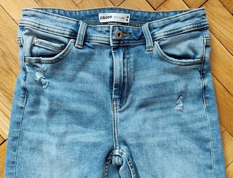 Džínsy skinny cropp, 34