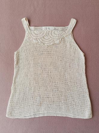 Mango krásny hackovany top, mango,140