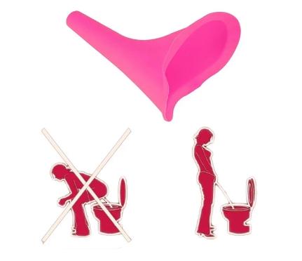 Urinal travel pomôcka pre ženy, 