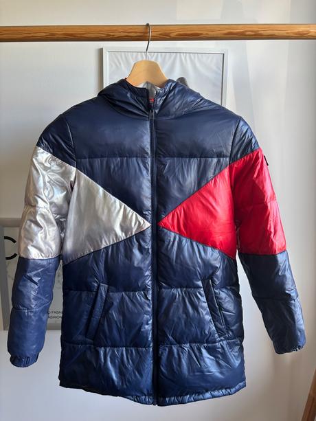 Tommy hilfiger obojstranná bunda, tommy hilfiger,s