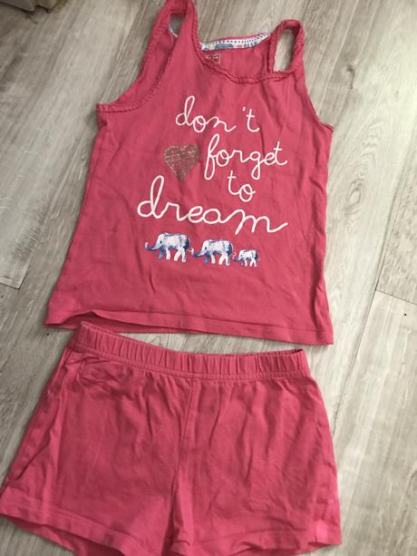 Pyzamko letné sloniky 6-7 rokov, f&f,122