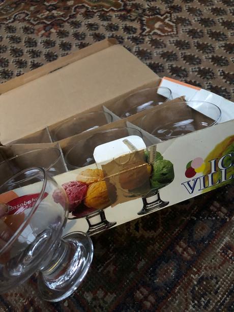 Zmrzlinové poháre sklenené, 