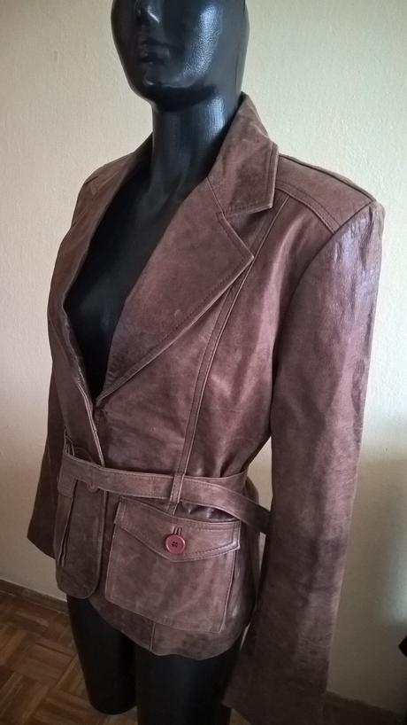 Koženková bunda, philip russel,40