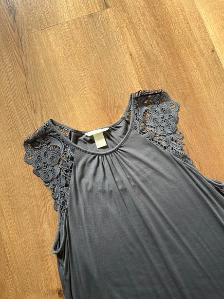 Tričko s čipkou h&m, h&m,s