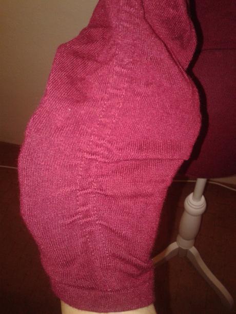 Červenohnedý svetrík lifeline veľ. xs/s, xs