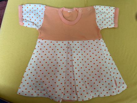 Roztomilé šatočky s body so srdiečkami, tinko,62