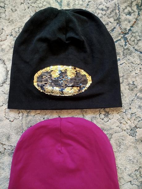 Krásne prechodné čiapky - obvod 48cm, 48