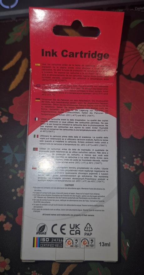 Farby do tlačiarne canon - čierna, canon