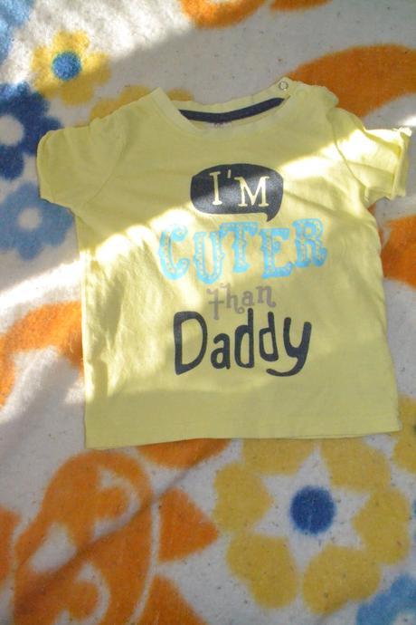 Tričko kratky rukav 9-12 mes., f&f,80