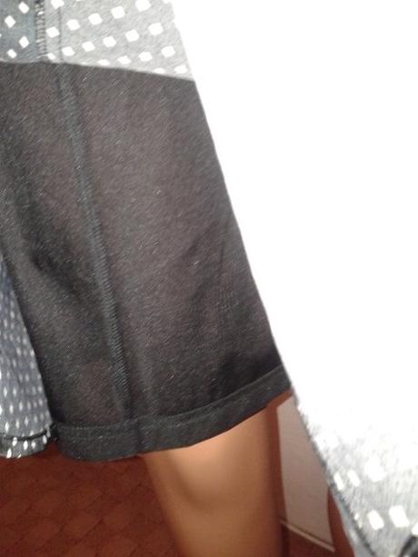 Čierno biela saténová suknička esprit 40, esprit,40