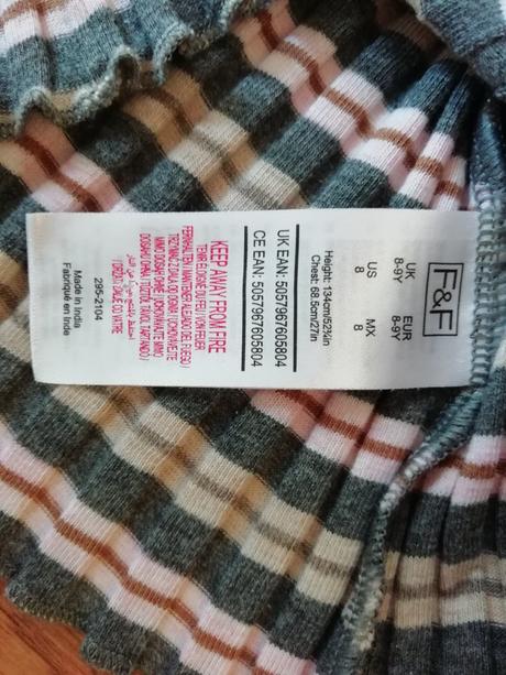 Tričko, veľkosť č.128/134 cm, f&f,128