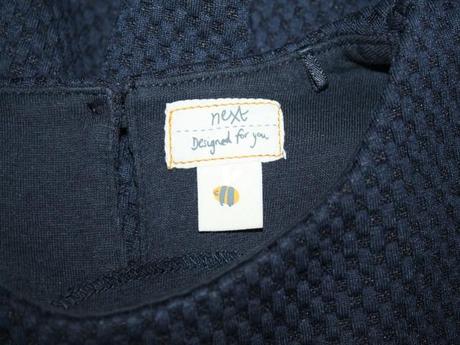 Štrukturované šaty a pančuchy next veľ. 12-18 m a, next,86