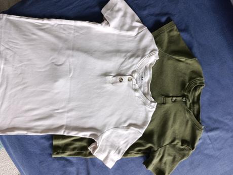 Letné tričká dvojpack hm veľ 128, h&m,128