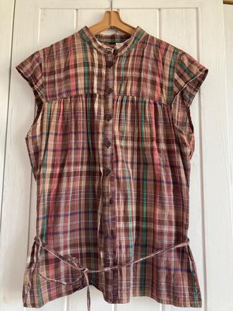 Letná bavlnená blúzka s, h&m,s