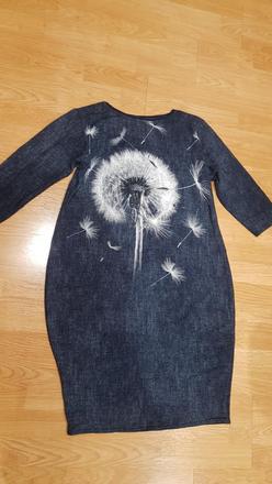 Šaty s púpavou v. l, l