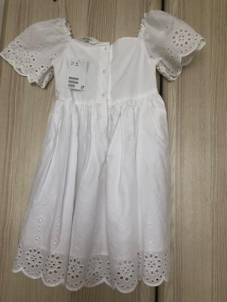 Romantické šaty, h&m,122