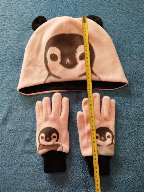 Čiapka s rukavičkami, h&m,134