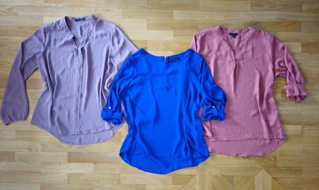 3x dámske blúzky 42/44, atmosphere,44