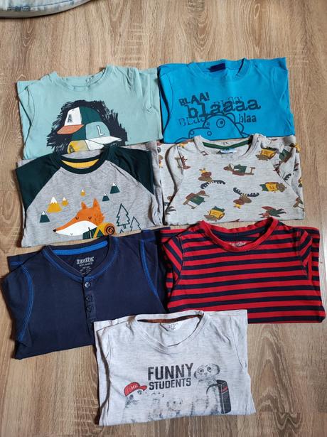 Tričká dlhý rukáv 98, 98