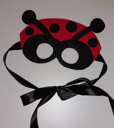 Karnevalová škraboška/maska - lienka, 