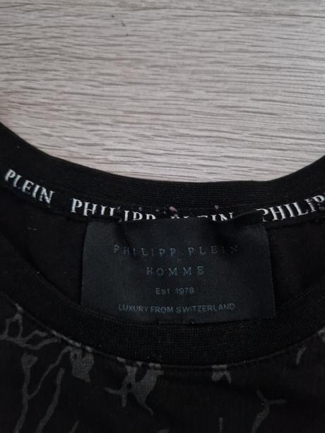 Čierne pánske tričko philipp plein, l