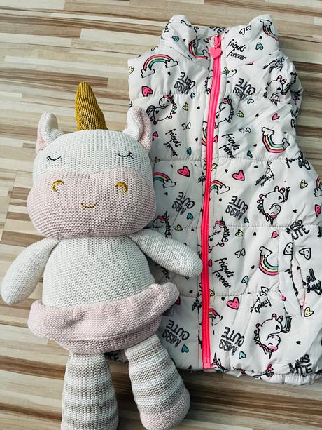 Veľ. 104 nádherná vestička s jednorožcami, dopodopo,104