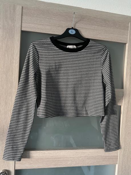 Čiernobiele tričko, terranova,m