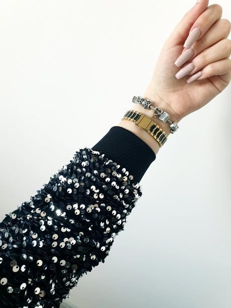 Zara flitrovaná mikina xs, zara,xs