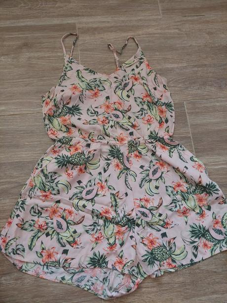 Kvetinový overal č.38, h&m,38