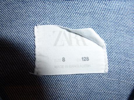 Riflová bunda zara, zara,128
