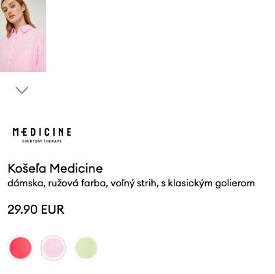 Košeľa medicine, xs