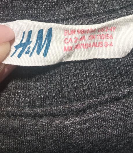 Dievčenská mikina s flitrami zajačik h&m (2-4 r.), h&m,98