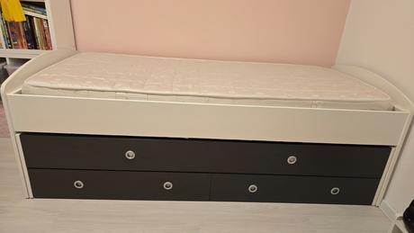 Postel s dvoma matracmi 90cm 200cm, šírka (cm): 95,dĺžka (cm): 210