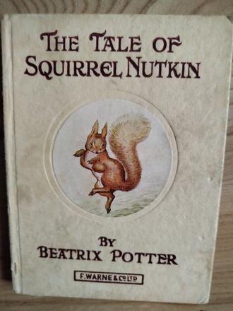 Kniha v anglictine the ta squirrel nutkin, 