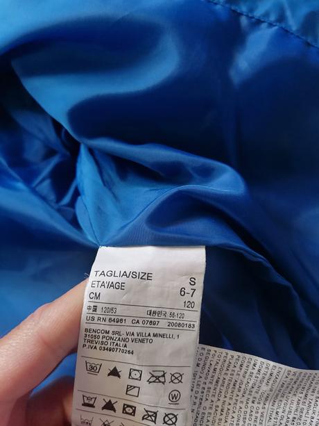 Zimná bunda, benetton,122