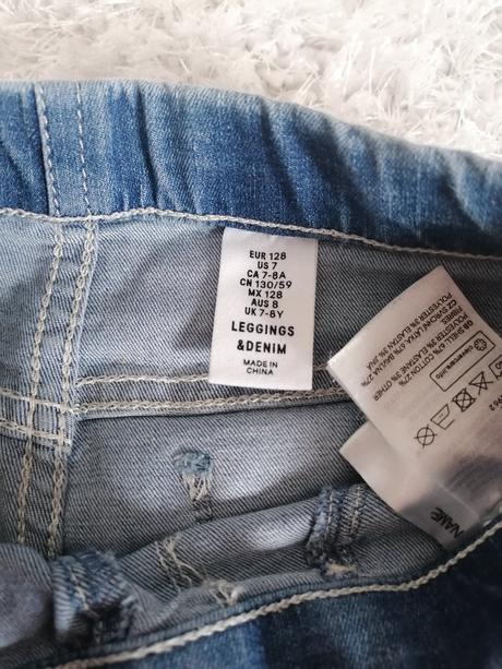 Leginy h&m, nove nenosene, h&m,128