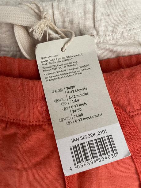 Tepláky lupilu, lupilu,74 / 80