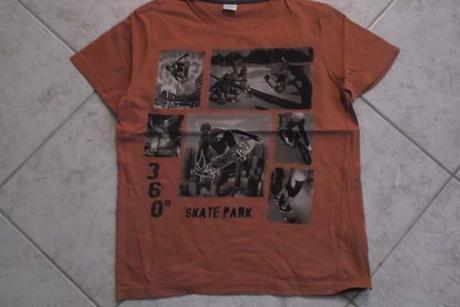 Tehlovočervené tričko, lindex,146