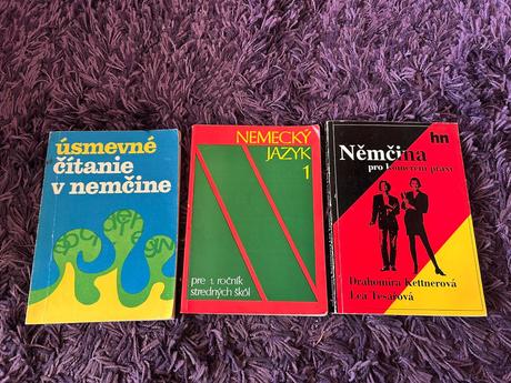 Sada 3 ks učebníc nemčiny,
