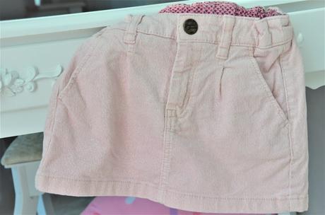 Trblietavá mendžestrová sukňa-hm-104, h&m,104