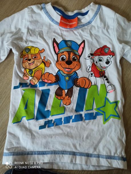 Rifle a tričko pre chlapca vek.98, 98