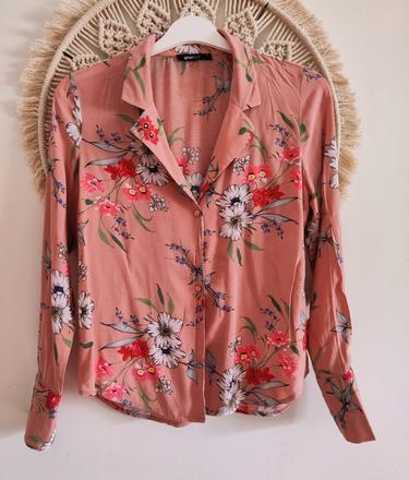 Kvietkovaná blúzka, xs