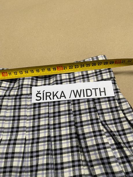 Bershka károvaná sukňa, bershka,xs