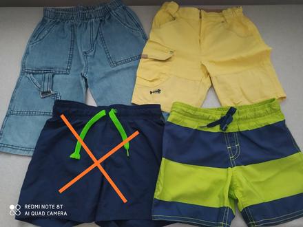 Kraťasy veľ.98/104, h&m,98