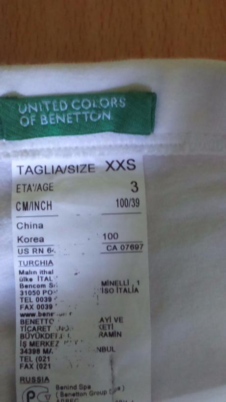 Legínky benetton, benetton,98