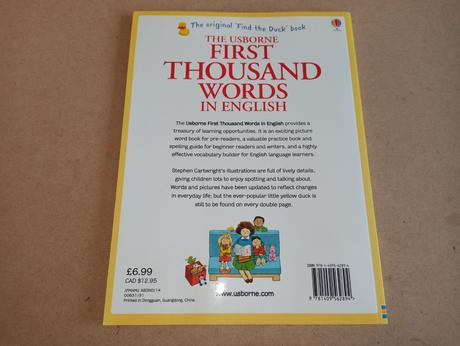 Usborne first thousand words in english, 