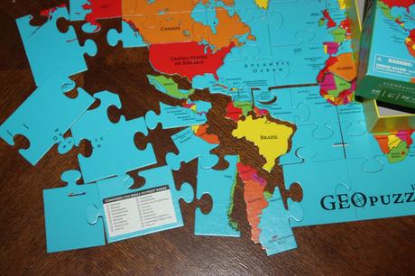 Puzzle mapa sveta 68, 